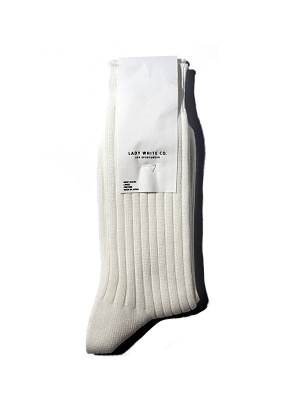 Lady White Co Socks - White
