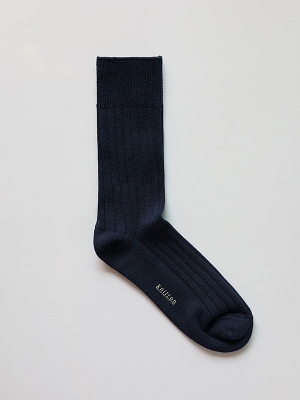 Knilton Double Cylinder Socks - Navy